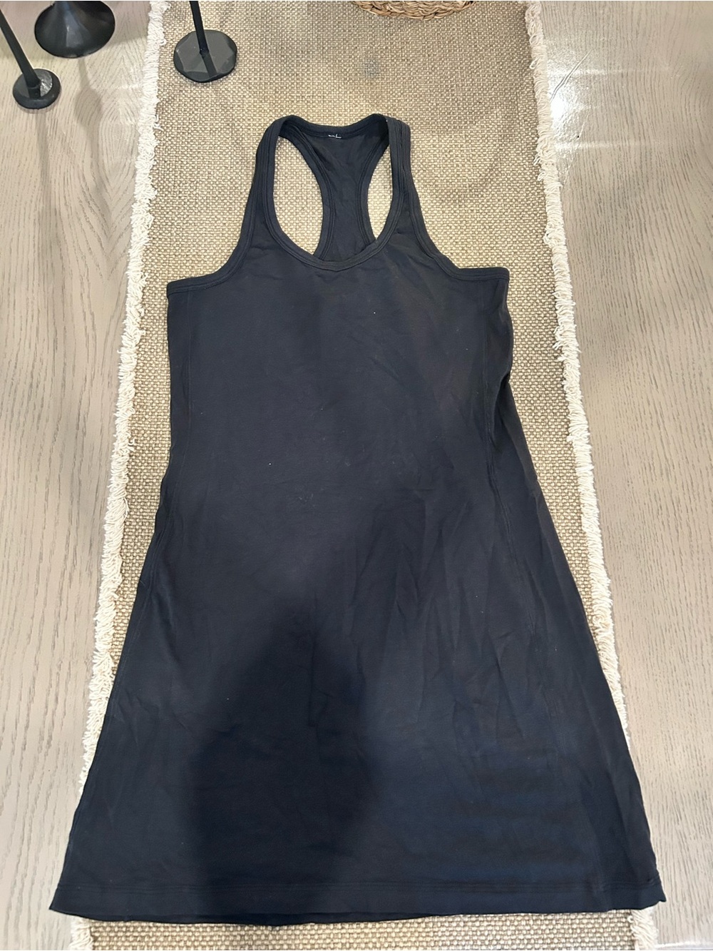lululemon athletica Black Racerback Tank Top